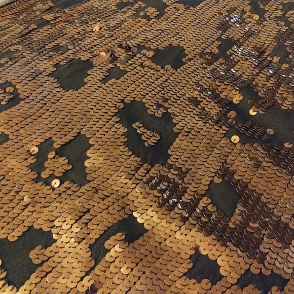 Timeless by Naeem Khan Bronze Sequin Dress - Picture 8 of 11